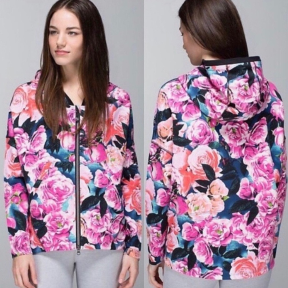 Lululemon Hold Your Om Hoodie Secret Garden Jacket